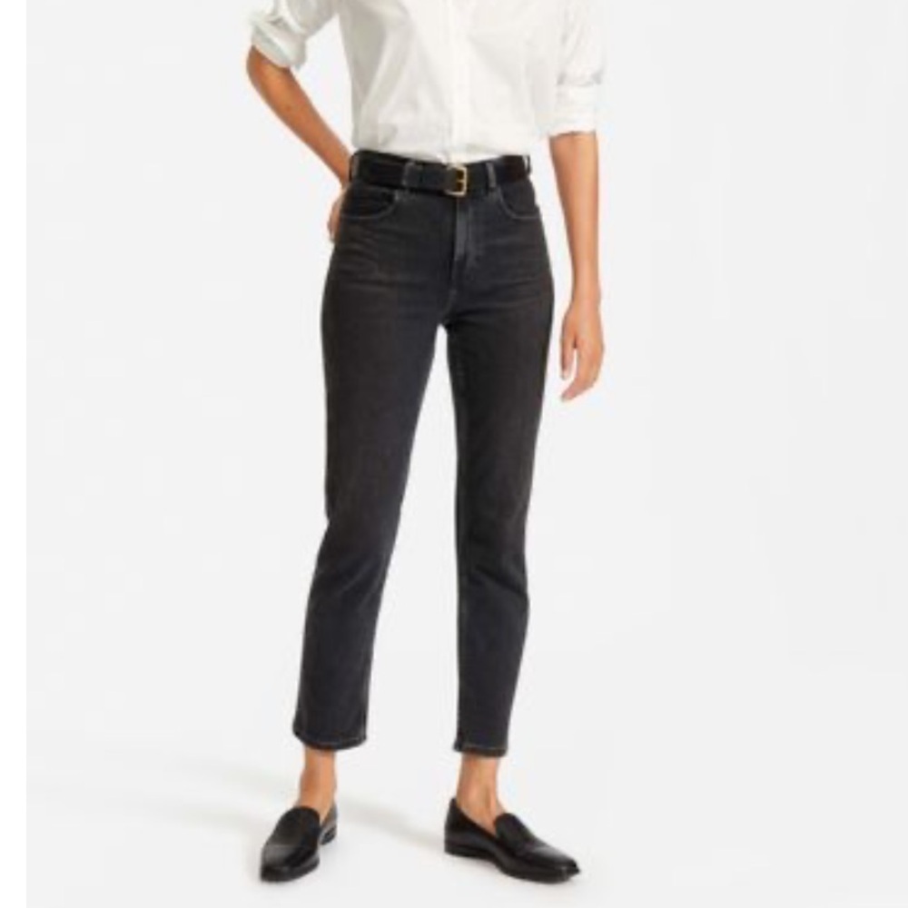 Everlane | The Original High Rise The Cheeky Jean in Washed Black Size 25